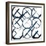 XOXO Blue-OnRei-Framed Art Print