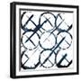 XOXO Blue-OnRei-Framed Art Print