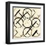 XOXO Brown-OnRei-Framed Art Print