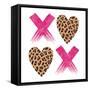 XOXO Leopard.-Jennifer McCully-Framed Stretched Canvas