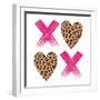 XOXO Leopard.-Jennifer McCully-Framed Art Print