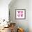 XOXO Pink Leopard-Jennifer McCully-Framed Art Print displayed on a wall