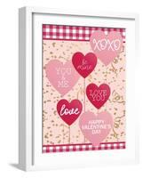 XOXO-Allen Kimberly-Framed Art Print