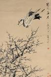 Plum Blossoms, Crane, and Spring, Qing Dynasty (1644-1912), 1824-96, C.1892-Xugu-Laminated Giclee Print