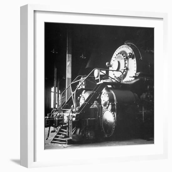 Y-6 Compound Mallet Freight Steam Locomotive Belonging to the Norfolk and Western Railway-Walker Evans-Framed Premium Photographic Print