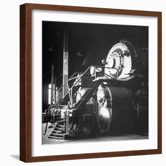 Y-6 Compound Mallet Freight Steam Locomotive Belonging to the Norfolk and Western Railway-Walker Evans-Framed Photographic Print