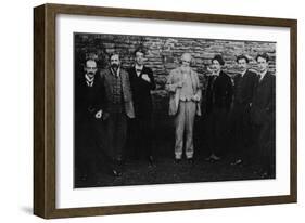 Y.B. Yeats with His Literary Circle, Sussex, 1914-English Photographer-Framed Photographic Print