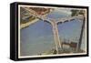 Y Bridge, Zanesville-null-Framed Stretched Canvas