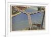 Y Bridge, Zanesville-null-Framed Art Print