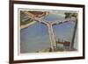 Y Bridge, Zanesville-null-Framed Art Print