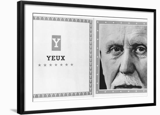 Y for Yeux, from the Alphabet of Marshal Petain-null-Framed Photographic Print