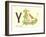 Y is for Yacht-null-Framed Art Print