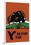 Y is for Yak-Charles Buckles Falls-Framed Art Print