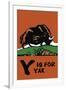 Y is for Yak-Charles Buckles Falls-Framed Art Print