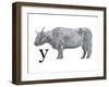 Y is for Yak-Stacy Hsu-Framed Art Print