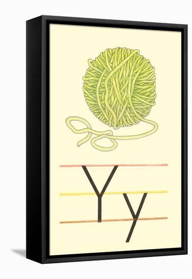 Y Is for Yarn-null-Framed Stretched Canvas