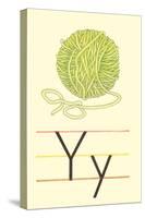 Y Is for Yarn-null-Stretched Canvas