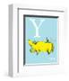 Y is for Yawn (blue)-Theodor (Dr. Seuss) Geisel-Framed Art Print