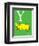 Y is for Yawn (green)-Theodor (Dr. Seuss) Geisel-Framed Art Print