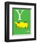 Y is for Yawn (green)-Theodor (Dr. Seuss) Geisel-Framed Art Print