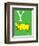 Y is for Yawn (green)-Theodor (Dr. Seuss) Geisel-Framed Art Print