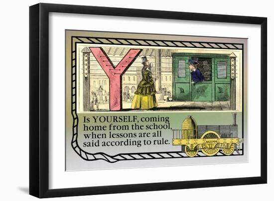 Y is Yourself-null-Framed Art Print