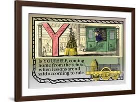 Y is Yourself-null-Framed Art Print