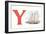 Y, Yacht-null-Framed Art Print