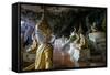 Ya Teak Pyan Cave, Hpa An, Kayin State (Karen State), Myanmar (Burma), Asia-Nathalie Cuvelier-Framed Stretched Canvas