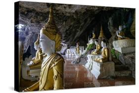 Ya Teak Pyan Cave, Hpa An, Kayin State (Karen State), Myanmar (Burma), Asia-Nathalie Cuvelier-Stretched Canvas