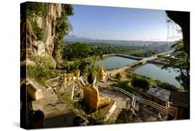 Ya Teak Pyan Cave, Hpa An, Kayin State (Karen State), Myanmar (Burma), Asia-Nathalie Cuvelier-Stretched Canvas