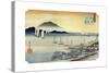 Yabase No Kihan. Fishing Boats Returning to Yabase, C1834-Ando Hiroshige-Stretched Canvas