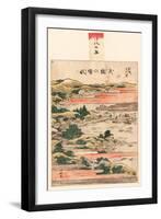 Yabase No Kihan Returning Sails at Yabase. Katsushika-Katsushika Hokusai-Framed Giclee Print