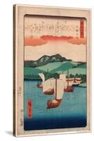 Yabase No Kihan-Utagawa Hiroshige-Stretched Canvas