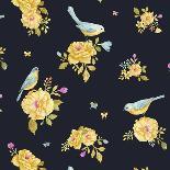 Yellow Rose Pattern-Yachal Design-Giclee Print
