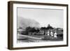 Yachats, Oregon - View of Garrison's Tourist Court-Lantern Press-Framed Art Print