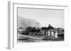 Yachats, Oregon - View of Garrison's Tourist Court-Lantern Press-Framed Art Print