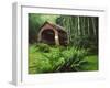 Yachats River Covered Bridge in Siuslaw National Forest, North Fork, Oregon, USA-Steve Terrill-Framed Photographic Print