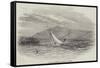 Yacht Accident on Derwen Water-null-Framed Stretched Canvas