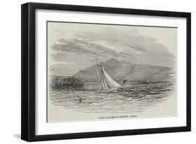 Yacht Accident on Derwen Water-null-Framed Giclee Print
