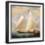 Yacht America, 1851-Fitz Hugh Lane-Framed Giclee Print