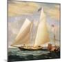 Yacht America, 1851-Fitz Hugh Lane-Mounted Giclee Print