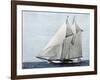 Yacht "America," First Winner of the America's Cup Race, in a Later Rig-null-Framed Giclee Print