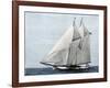 Yacht "America," First Winner of the America's Cup Race, in a Later Rig-null-Framed Giclee Print