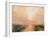 Yacht Approaching the Coast-J M W Turner-Framed Giclee Print