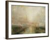 Yacht Approaching the Coast-J. M. W. Turner-Framed Giclee Print