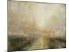 Yacht Approaching the Coast-J. M. W. Turner-Mounted Giclee Print