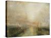 Yacht Approaching the Coast-J. M. W. Turner-Stretched Canvas