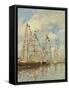 Yacht Basin at Trouville-Deauville, c.1895-6-Eugene Louis Boudin-Framed Stretched Canvas