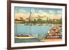 Yacht Basin, St. Petersburg, Florida-null-Framed Premium Giclee Print